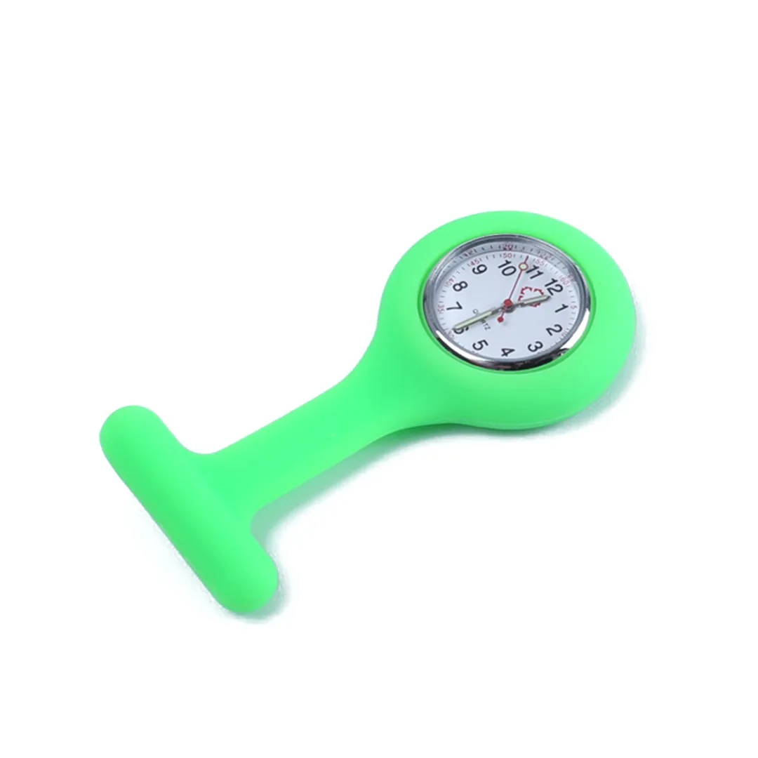 Quartz Fob Nurse Watch 2019 Silicone Brooch Luminous Pocket Watches reloj de bolsillo Doctor Medical Tunic Watch With Battery