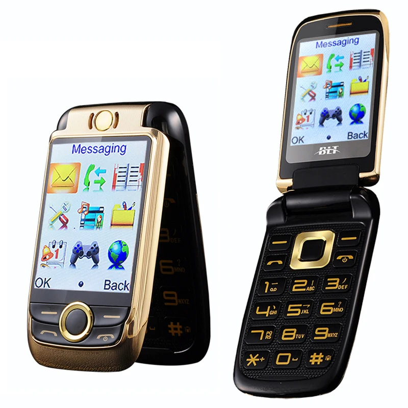 touch screen flip phone clamshell folder big button