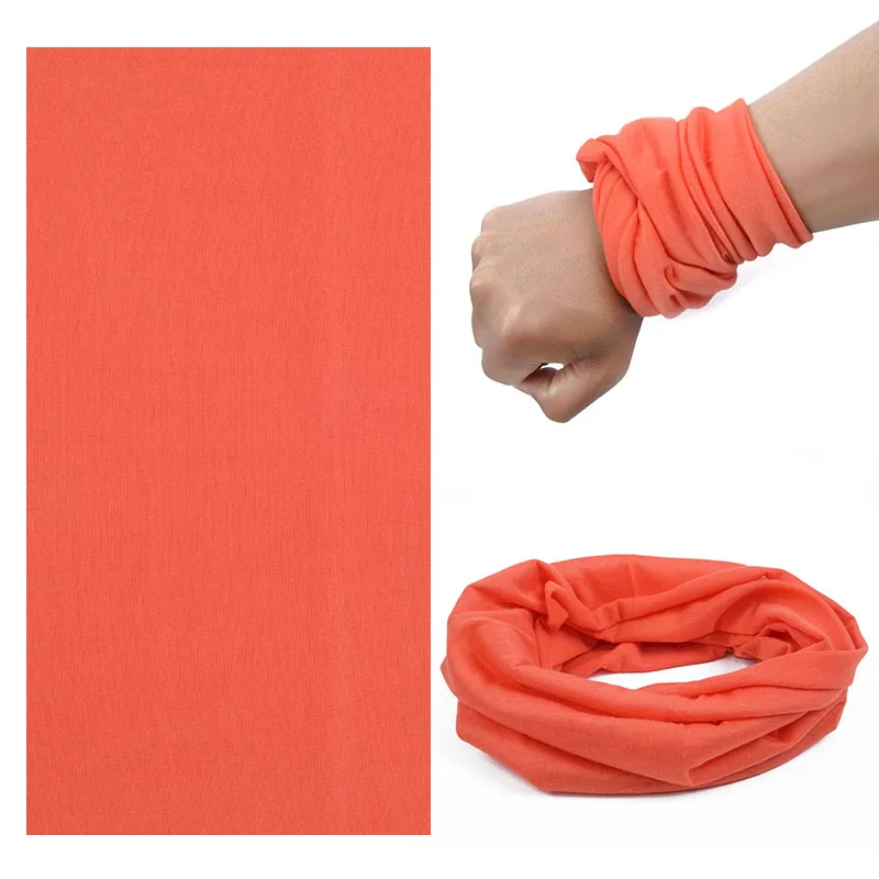 Велосипедные наружные головные уборы шарф однотонная трубка для езды бандана