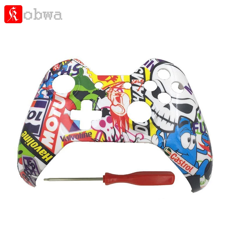 

Front Housing Shell Cover Skin for Xbox One Games Upper Case Replacement Parts Compatible for Modded Xbox one Wired Controller