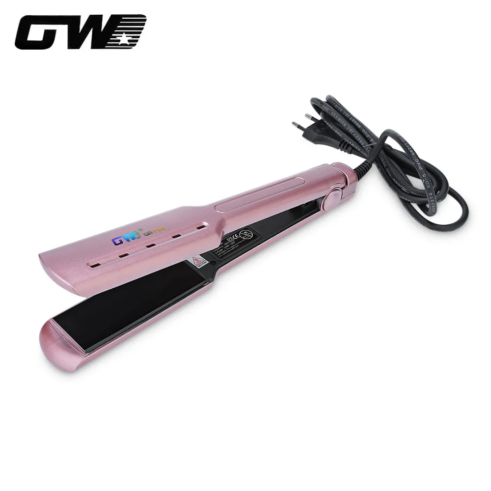 

2018 Guowei Professional Hair Straightener Curler Electric Straightening Irons Flat Iron Tourmaline Ceramic Coating Styling Tool