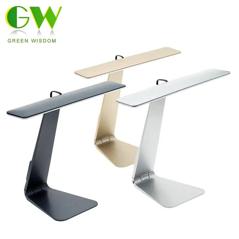 

LED Desk Lamp Ultrathin 3 Modes Dimming Touch Switch Reading Table Lamp Modern Design Foldable USB Rechargeable Led Night Lights