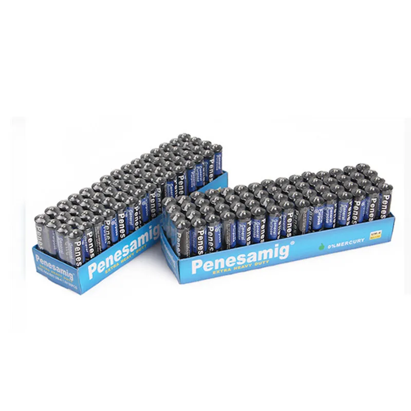 60 шт 1,5 В батареи AAA Углеродные сухие батареи безопасные сильные взрывозащищенные 1,5 Вольт AAA батареи UM4 батареи без ртути