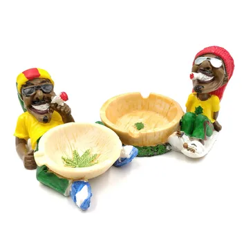 

1pc Jamaica Styles Resin Ashtray Cigarette Gift Tobacco Cigarette Smoking Accessories Creative Fancy Ashtray