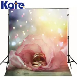 Kate фоновые цветок любви кольцо реквизит без creasesbackdrops для новорожденных 8x8 футов