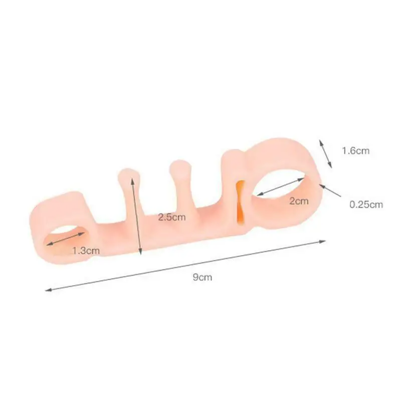 2 шт. разделители для ног гель Bunion корректор 2,0 щит ортопедические подтяжки правильные средства для ухода за ногтями