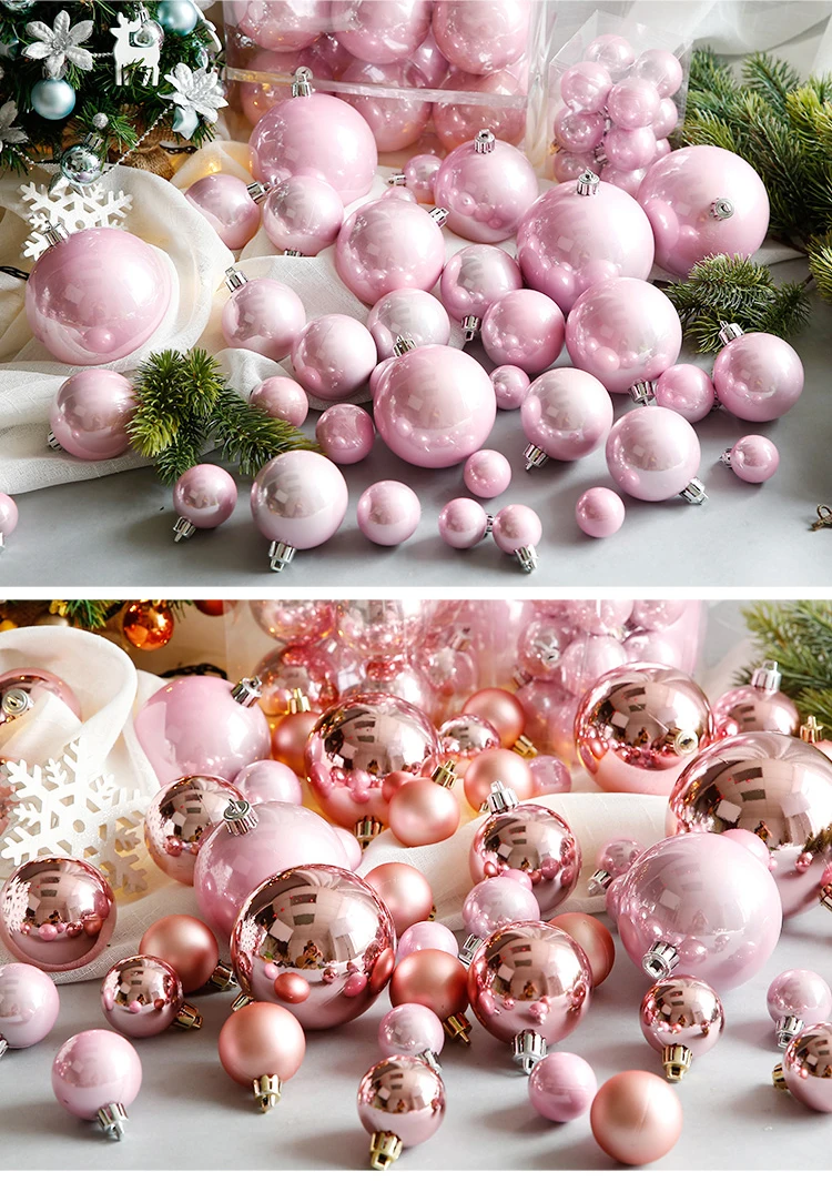 Albero Di Natale Rosa Gold.3 10 Cm Rosa In Oro Rosa Perla Palla Di Natale Per La Decorazione Di Natale E Albero Di Natale Ornamenti Pink Rose Pink Pinkpink Christmas Balls Aliexpress