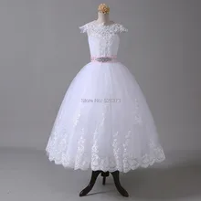 YNQNFS FG3 настоящая фотография индивидуальный заказ Кепки рукава бальное платье с цветочным узором для девочек