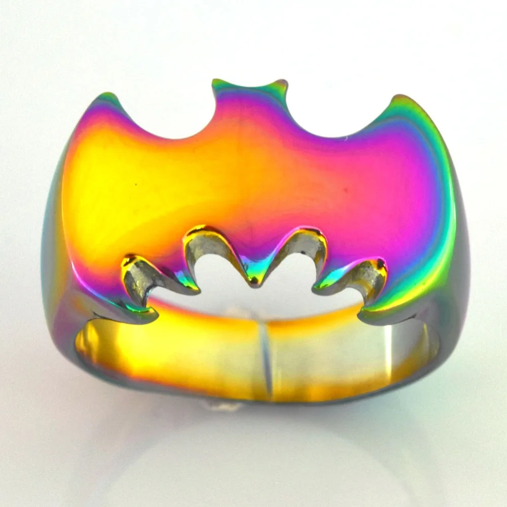 

FANSSTEEL Stainless steel jewelry BAT RING FSR00W37C