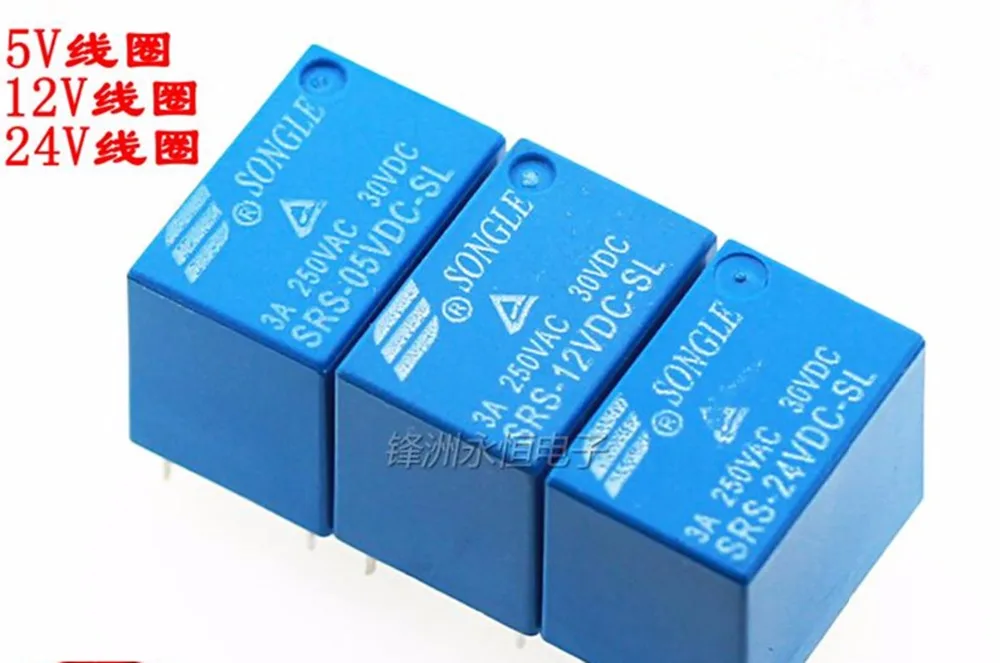SRS-05VDC-SL SRS-12VDC-SL SRS-24VDC-SL 5 В 12 24 постоянного тока 3A 6PIN шт./лот | Электронные компоненты