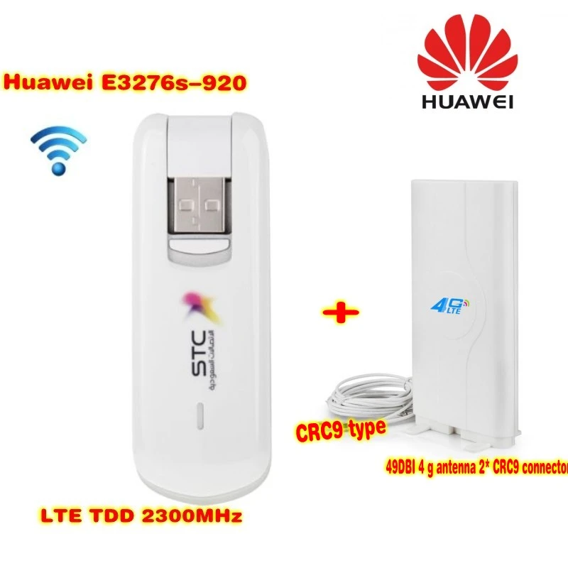 Huawei E3276S-920 4G USB SIM Card Modem+4G Lte Antenna 49dBi CRC9 modem usb wifi 4g