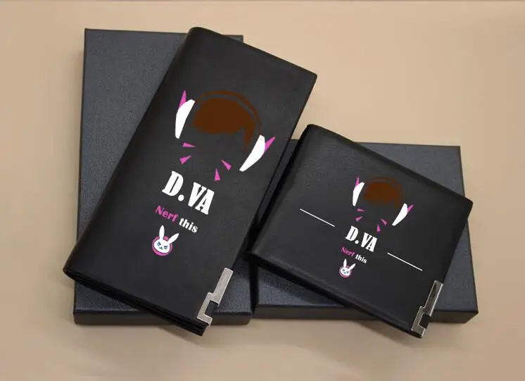 DVA кошелек для косплея DVA кошелек D. va для женщин, мужчин, девушек, девушек, жнец, 76 солдат, кошельки, подарок на Рождество, день рождения