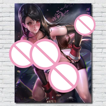 

Hot sexy anime character art poster cartoon canvas painting Y30