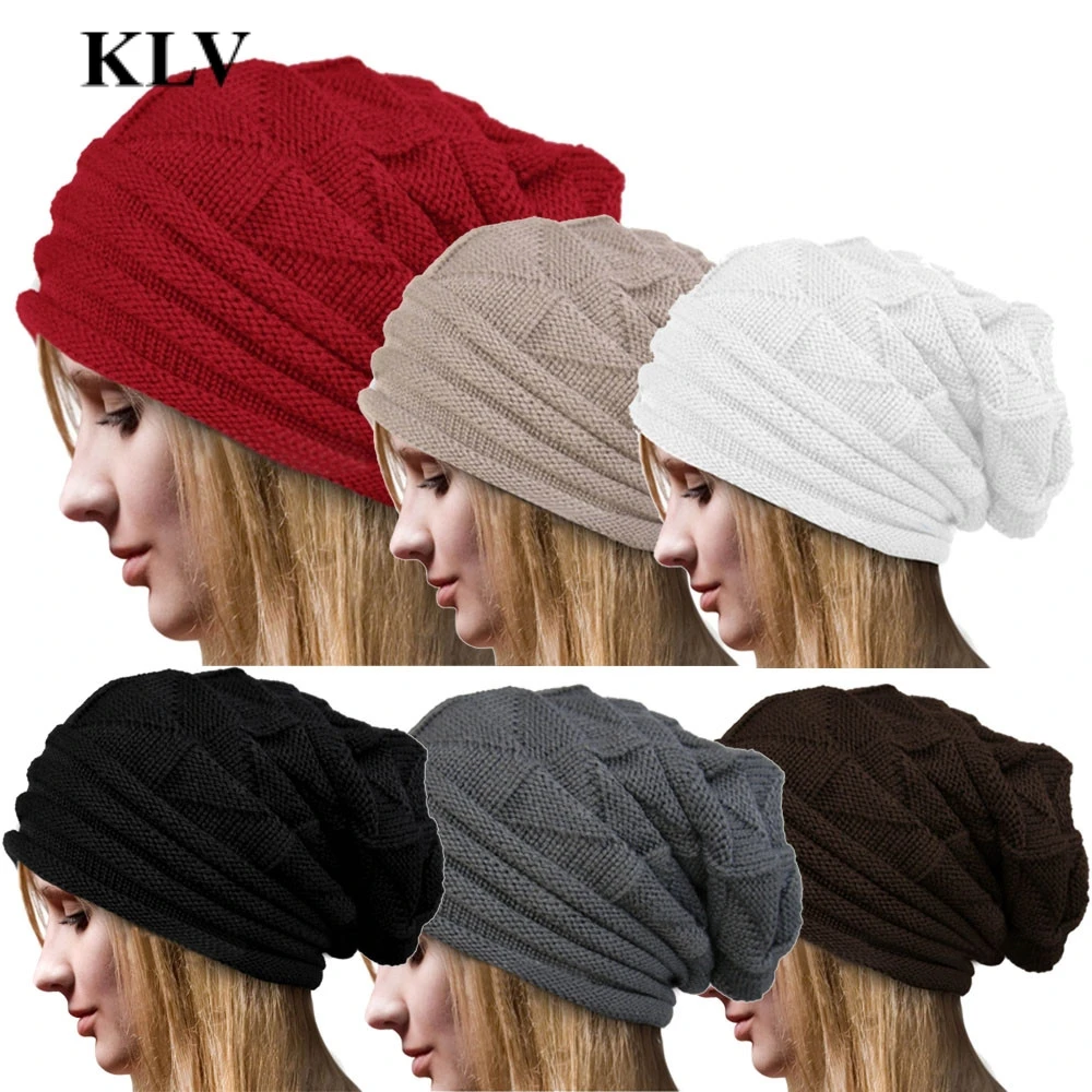 2017 Lady's Caps Girls Beanie Women Crochet Knitting Hat Female Hiking