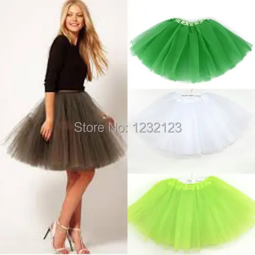 

New Adults Girls Tutu Party Ballet Dancewear mini Petti skirt Costume Skirt Z3
