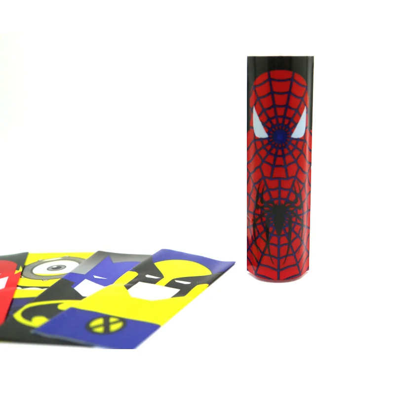 E XY 100 шт./лот 18650 батарея Super Hero серия защищенная обертка аксессуары для
