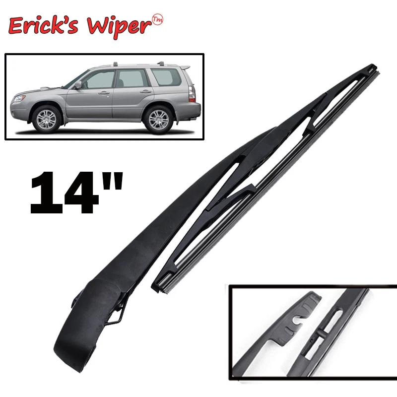 Erick's Wiper 1" Задняя щетка стеклоочистителя и рычаг комплект для Subaru Forester 2002-2004& 2008- ветровое стекло заднего стекла