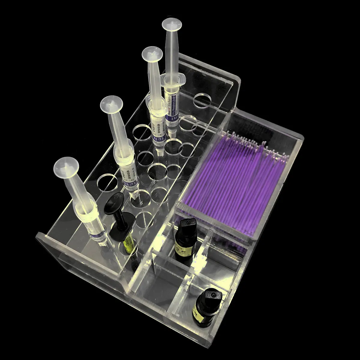 Стоматологический держатель-органайзер премиум класса для композитных шприцев и аксессуаров