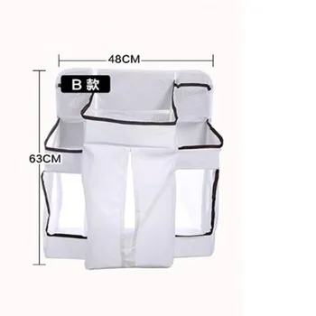

Multifunctional Baby Bed Hanging Bag Crib Toy Organizer Diaper Storage Cradle Pockets Cot Bed Net Yarn Dispenser Pouch for Bed