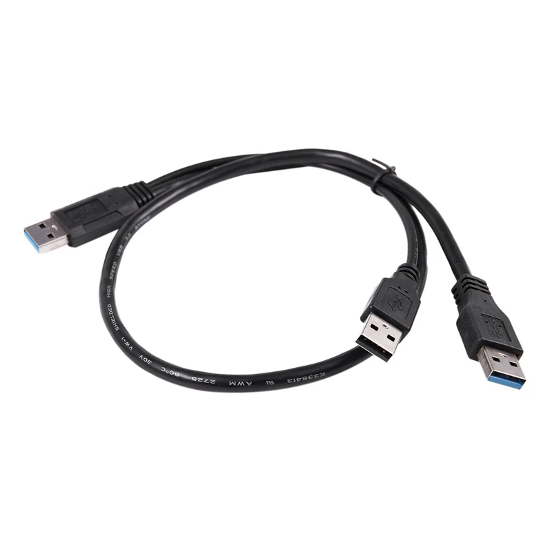 Superspeed USB2.0+ USB 3,0 type A к USB 3,0 A Мужской y-образный кабель