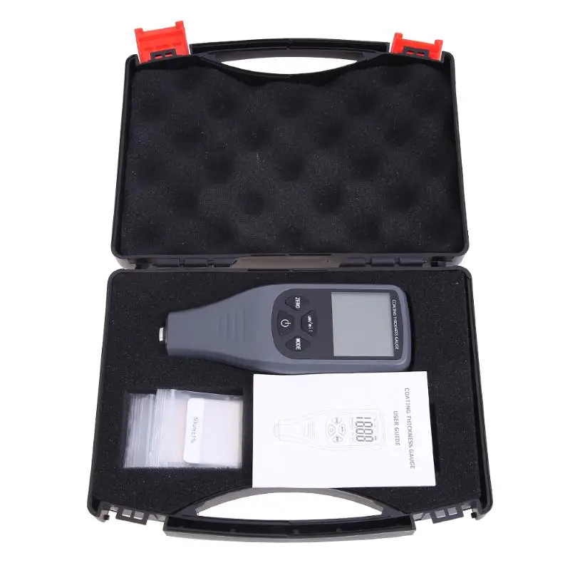 

Digital Coating Painting Thickness Gauge Metal Testering Film Metal Detector LCD Display Backlight Measuring Instruments Tool