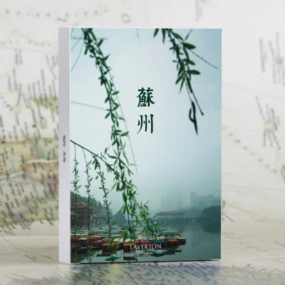 30 листов/Набор для поездки в Китай бумажная открытка поздравительная открытка Город HD фотография открытка - Цвет: Suzhou