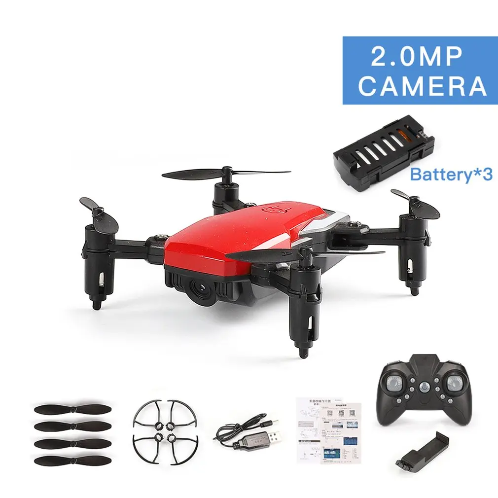 LF606 Дрон камера FPV Квадрокоптер складной RC дроны HD высота удержания мини-Дрон детские игрушки RC вертолет - Цвет: 720p 3 battery