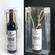 100 шт./лот) высокого качества прозрачный ПВХ вина bag