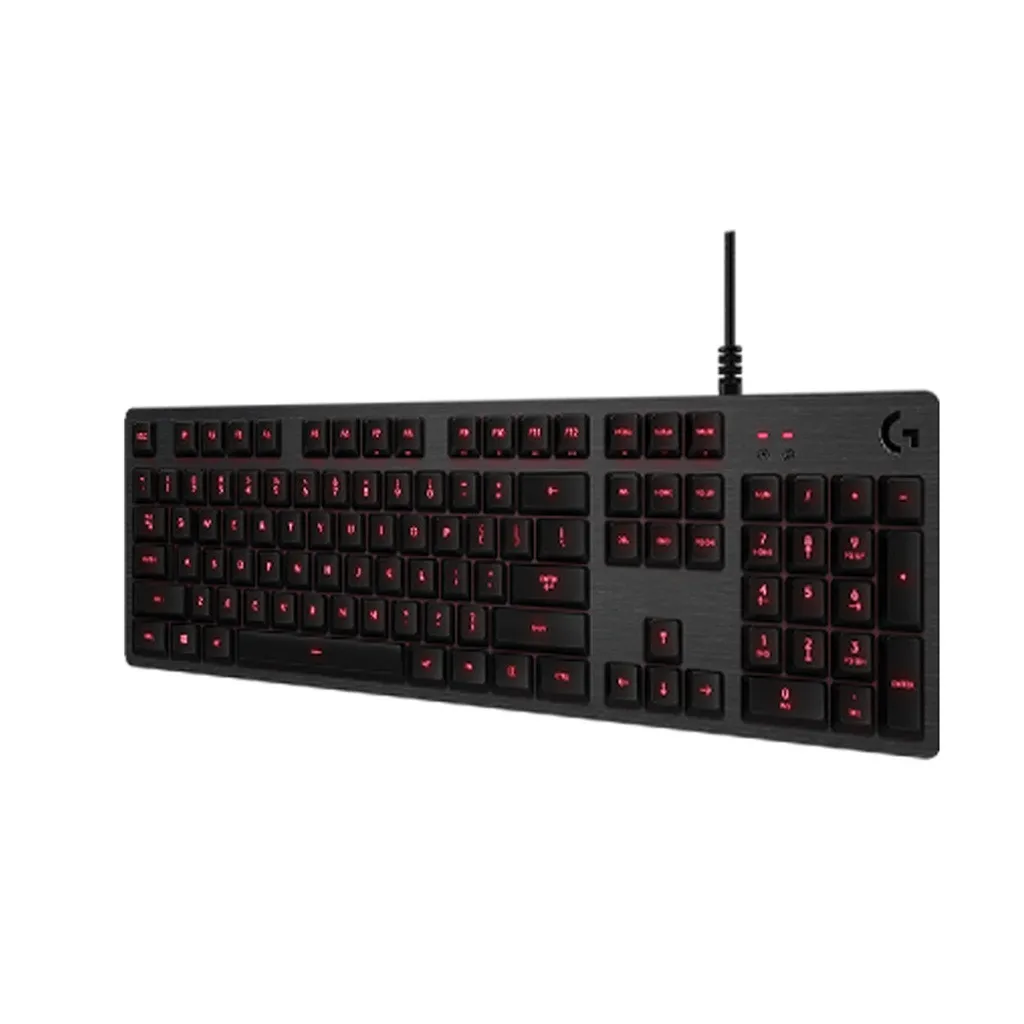 Игровая клавиатура lotech G413 с подсветкой, механическая клавиатура, алюминиевый сплав панель, игровые клавиатуры для настольных ПК 723#3