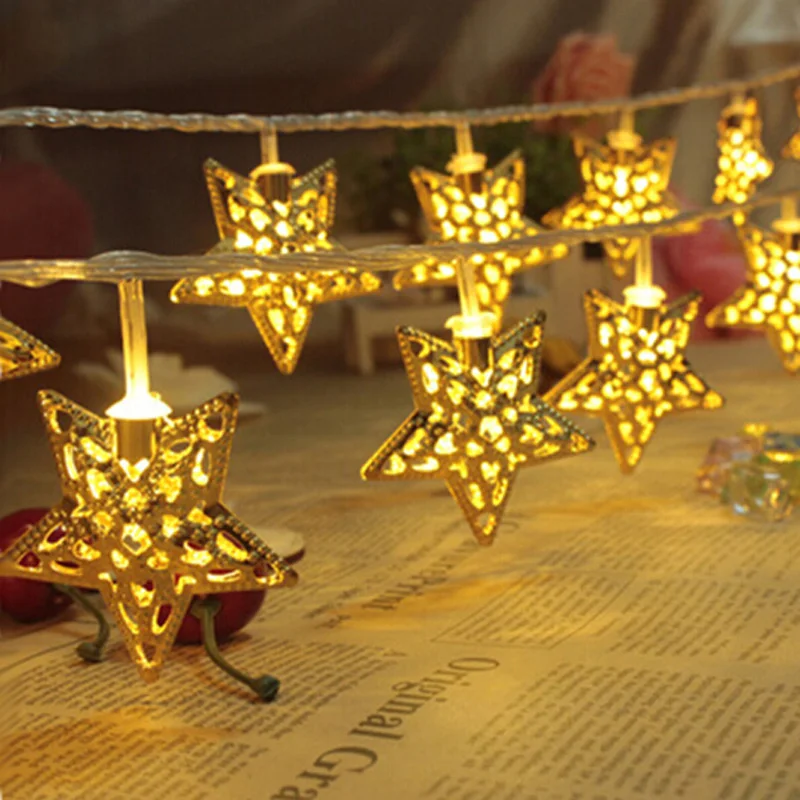 Buy 2sets 3M 30 LEDs Star led string lights Christmas