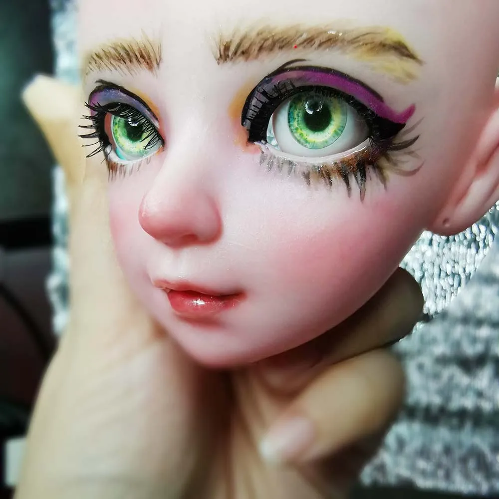 Очки для глаз bjd 14 мм серые желтые Gear глаза 1/4/1/3 1/6/1/8 BJD/SD MSD 12 пластиковые