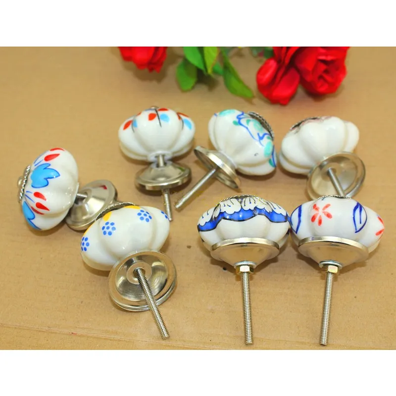 Vintage-Pumpkin-Cabinet-Knobs-European-Furniture-Handles-Ceramic-Door-Knob-Drawer-Cupboard-Kitchen-Pull-Knobs-40 (4)