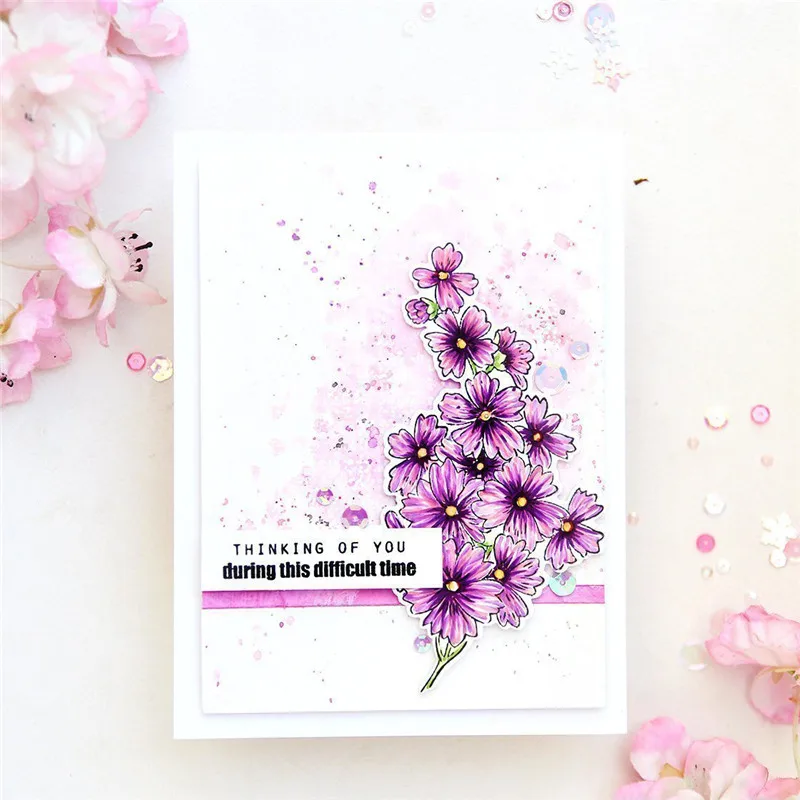 

DiyArts Flower Stamps Dies Scrapbooking Tropical Plants for Metal Cutting Dies Decoration Album Card Craft New 2019