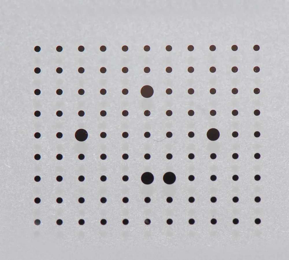 SJ 501 Binocular Vision Measuring Calibration Board, Reticle
