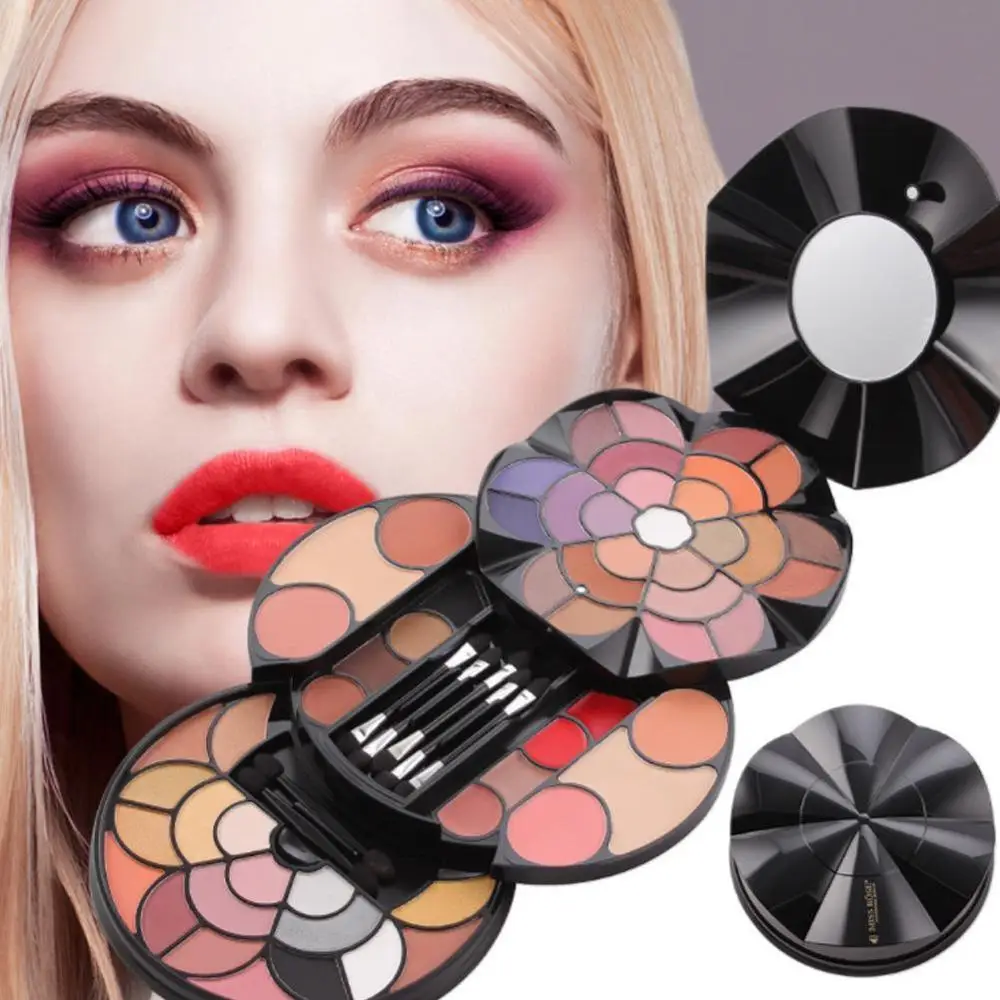 

Miss Rose 57 Colors Cosmetic Powder Eyeshadow Palette Matte Nude Shimmer Eye Shadow Set Makeup Matte Eyeshadow Palette Set Kit