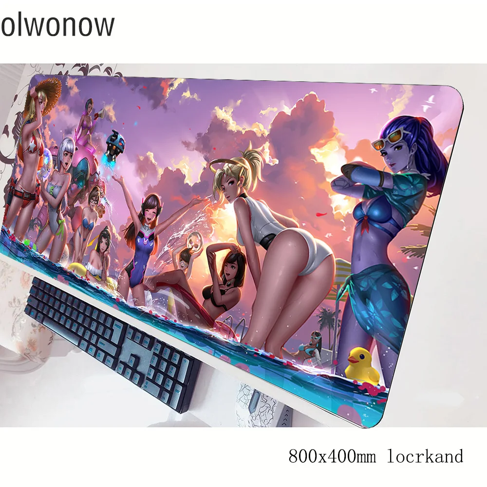 Игровой коврик для мыши 80x40 см игровой аниме notbook Настольный подставка запястья