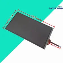 wholesale Original New 7inch touch screen digitizer Glass Replacement for 167*90mm 167mm*90mm Navigation monitor Touch panel