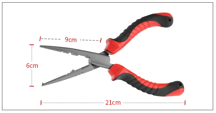 Рыболовные плоскогубцы из нержавеющей стали, ножницы для рыбной ловли Красного моря, оплетка, поворотный крючок, инструменты 7 ''/9'', антикоррозийное грязеотталкивающее разъемное кольцо