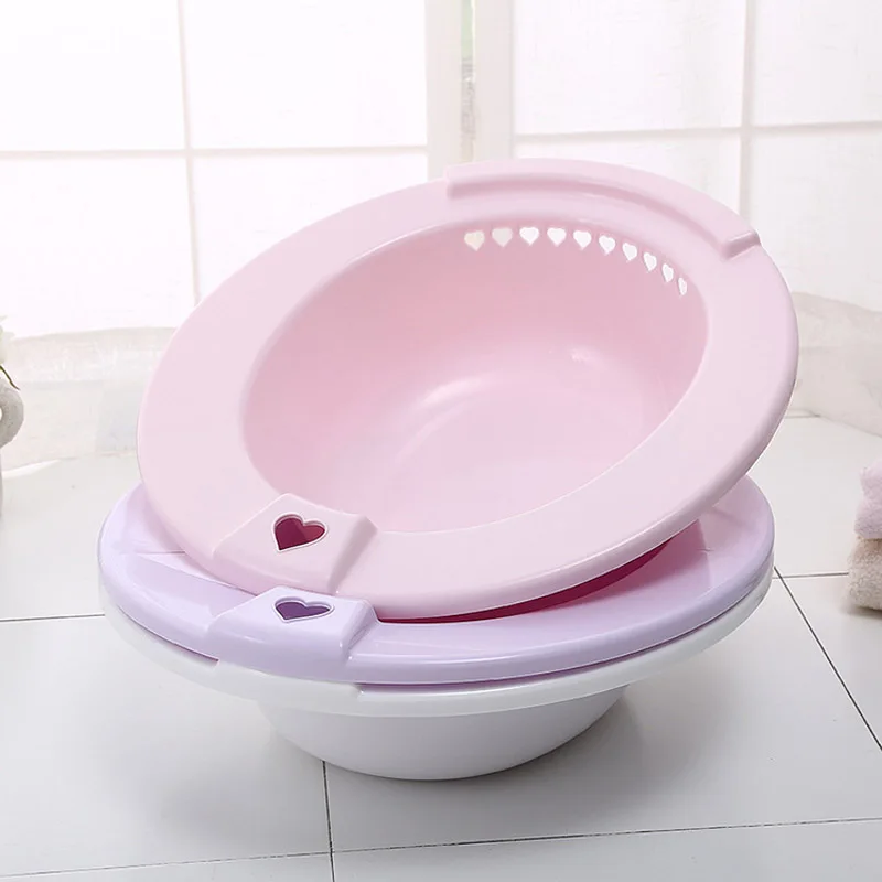 

Bathroom Washbasin For Toilet Postoperative Clean Tool Plastic Hanging Maternal Cleaning Basin J2Y