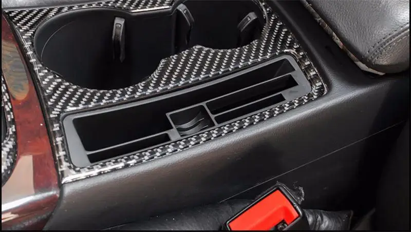 Автомобильный Стайлинг интерьерный держатель для чашки рамка украшение телефона держатель для карт Органайзер коробка для хранения для Audi A4 B8 A5 авто аксессуары