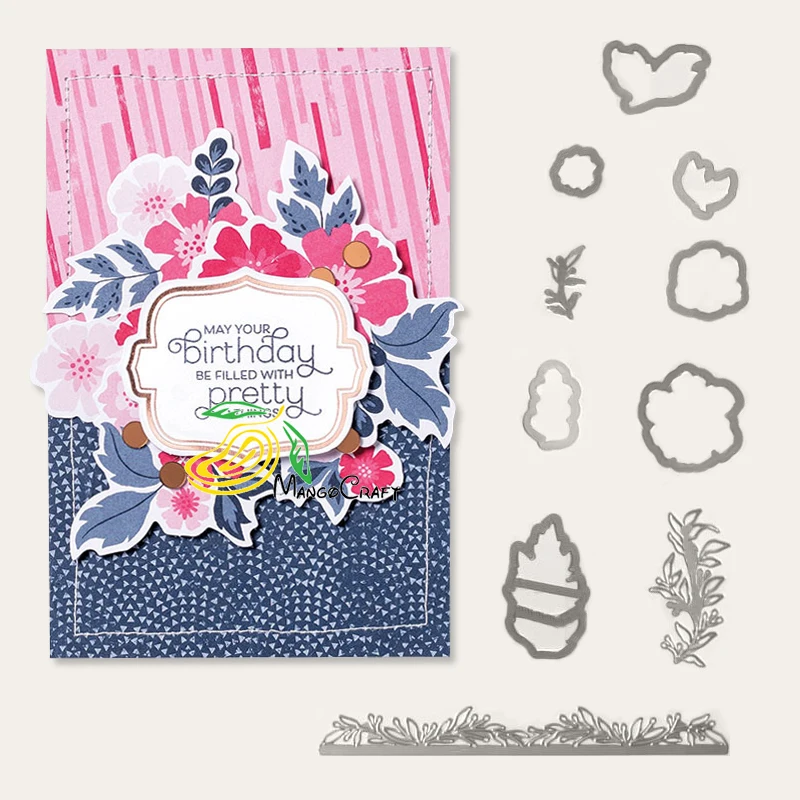 

2019 Everything Is a Rosy Stamps and Cutting Dies Metal Cutting Dies and stamps DIY Scrapbooking Card Stencil Paper Craft