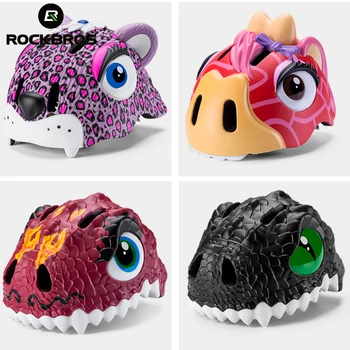 

ROCKBROS Cycling Bike Kids Light Helmet Integrally-molded Bicycle Child Helmet Ultralight Boys Grils Bike Safe Hat Sport Safety