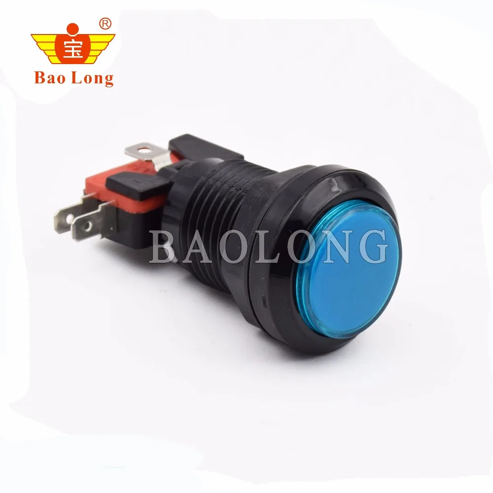 

1PCS LED Light illuminated Round Arcade Game Push Button Switch 32mm 5 Colors