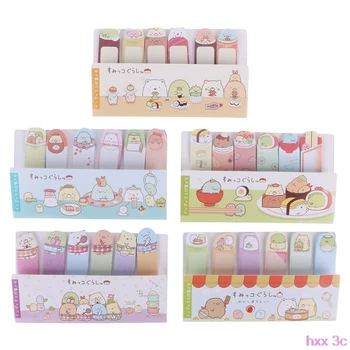 

Kawaii Stationery Memo Pad Bookmark Creative Cute Animal Sticky Notes School Supplies Paper Sticker