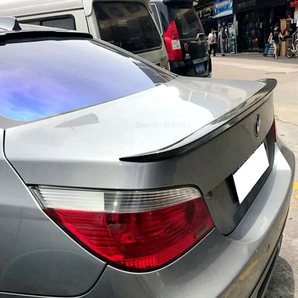 Черный Задний спойлер AITWATT для BMW E60 M5 520 525 528 535 2004 2010 материал АБС пластик заднего
