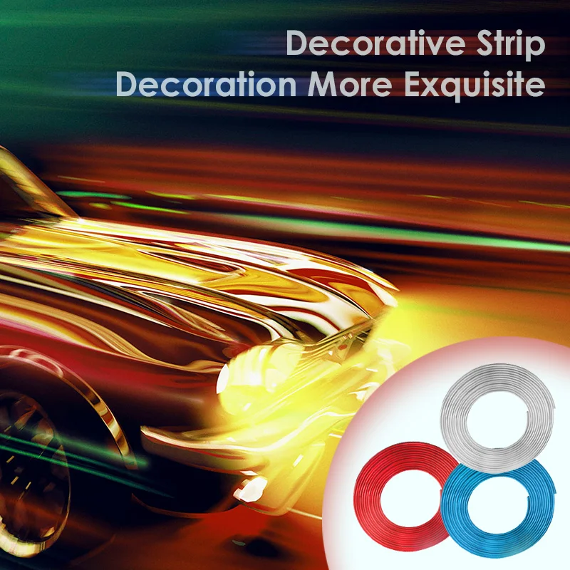 5M Auto Car Styling Decoration Strips Moulding Trim Dashboard Door Edge Universal for Cars Accessories In Car-styling | Автомобили и