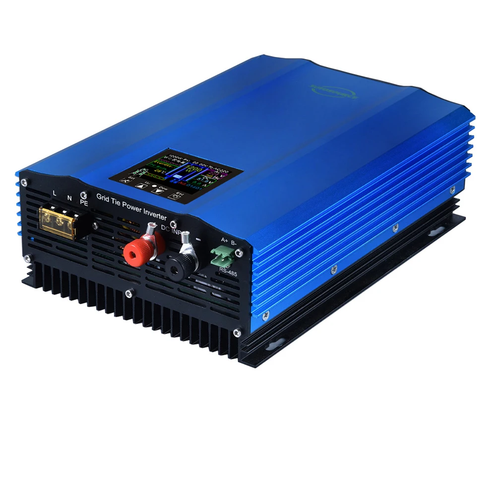 1000W Grid Tie Inverter with Limiter 24V 48V 72V 96V Battery Discharge Solar Panel MPPT Pure Sine Wave Grid Tie Inverter solar inverter sine wave inverter power inverter