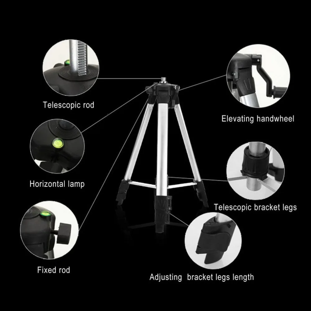 L6000100 3 линии 4 точки открытый лазерный уровень самонивелирующийся 360 вертикальный и горизонтальный наклон Lazer уровень штатив