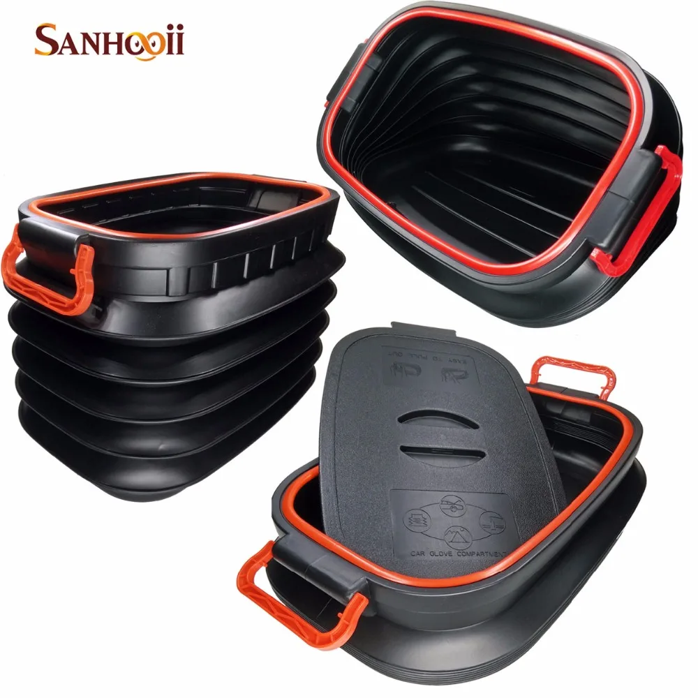 

37L Folding Tidying Bucket Storage Tools box Bag Collapsible Rear Auto Trunk Boot Organizer Outdoor Camping Fishing Travel Big