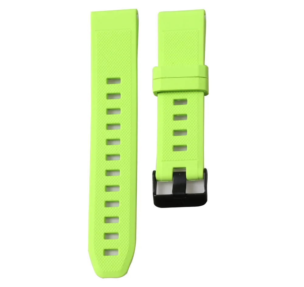 Силиконовый ремешок на запястье с пряжкой для Garmin Fenix 3/Fenix 3 HR мульти-спортивный тренировочный gps часы Quickfit браслет на пояс браслет